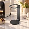 Black Metal Coffee Machine Stand Compact Freestanding with
