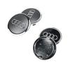 For Audi B5 Hub Caps Hot For Audi 4pcs 60/ 61/68/69mm Audi wheel hub center cover wheel badge is suitable for Audi TT RS A3A4A5A7A8S5 S6