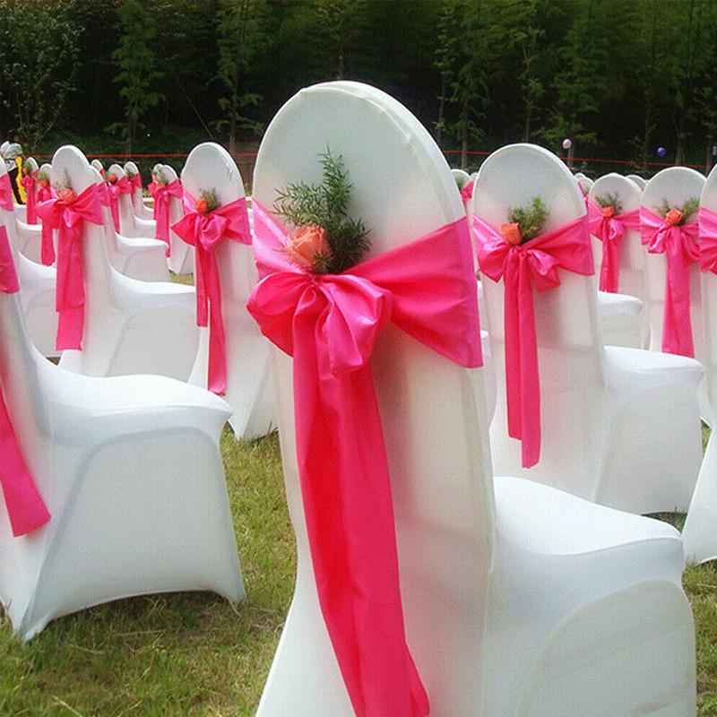 Solid Color Chair Cover Spandex Slip Cover Stretch Wedding Banquet Party Reataurant Banquet Hotel Dining Chair Covers