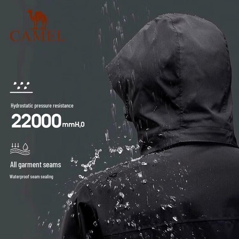 CAMEL Unisex 3-in-1 Outdoor Down Jacket