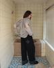 FAZED Check Folding Fleece Pants_Black