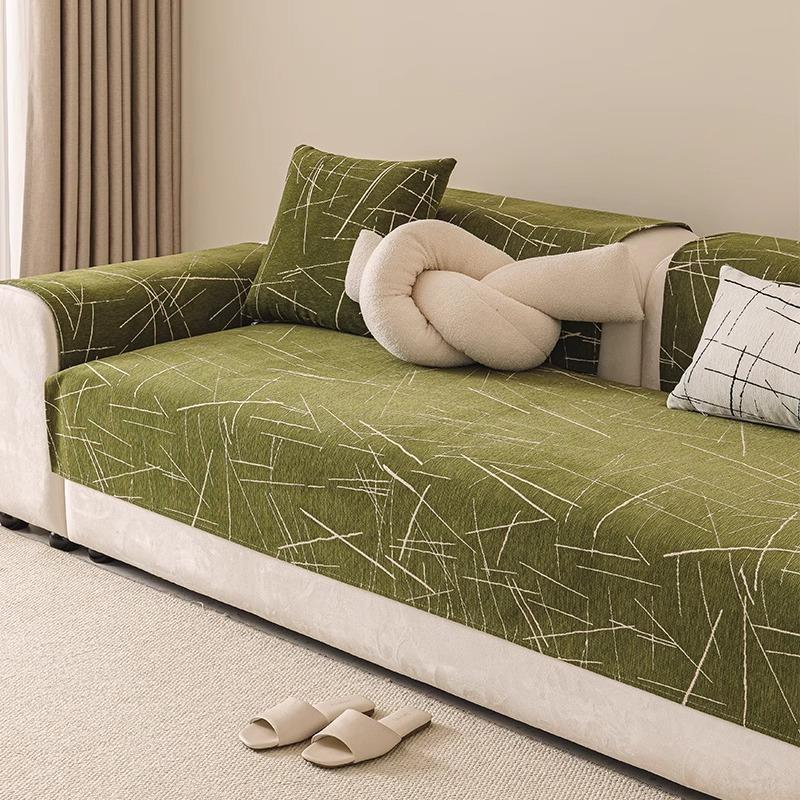 Chenille Modern Simple Luxury Sofa Cushions Four Seasons Comfortable Stain-resistant And Anti-slip Universal Sofa Cover Cloth
