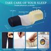 Cervical Neck Pillow Pain Relief Sleeping Roll Pillow Memory Foam Stiff Neck Pain Relief Travel Bolster Pillow Bed Back Sleepers