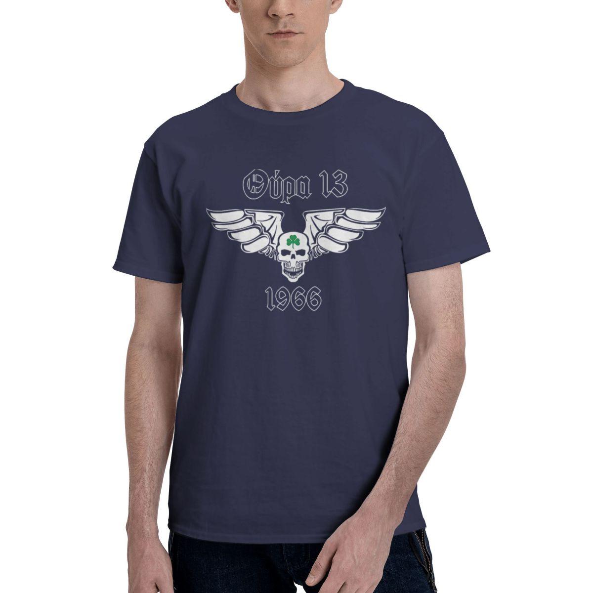 

Gate 13 Panathinaikos 100 Cotton Casual Breathable Confortable T Shirt Funny Mens TShirts Funny Gifts 4XL