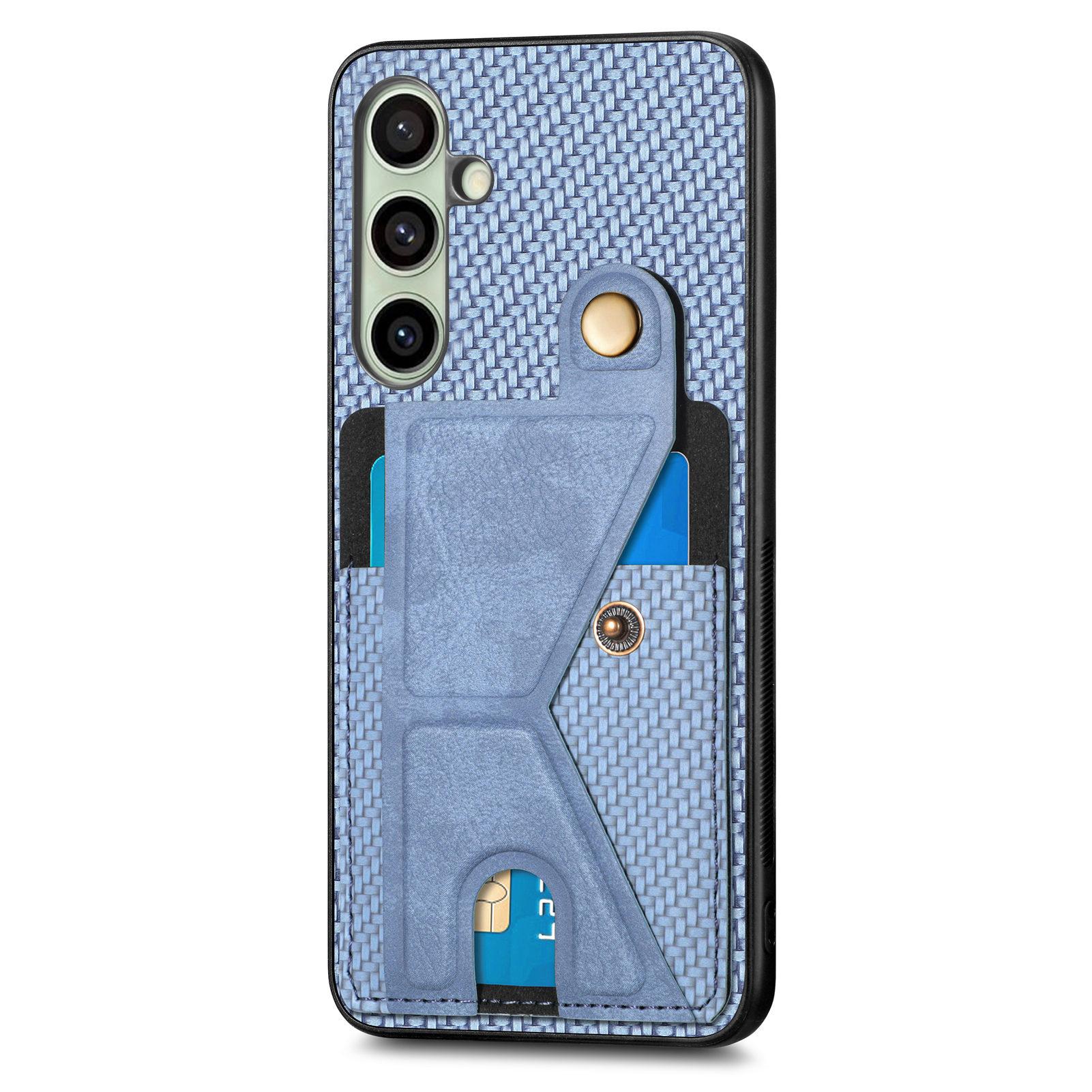 

For Samsung Galaxy A56 5G Case with K-Shaped Kickstand Leather Phone Back Cover Green