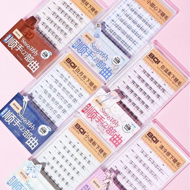 

LuxeFlutter - Glue-free Natural Bottom Multipack False Eyelashes Cluster (Various Designs)