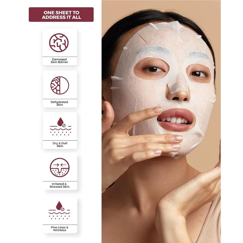 CENTELLIAN 24 Madeca Derma Face Mask (1box = 10pc) Soothing Cotton Sheet Mask for Sensitive