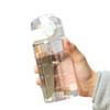 Summer Student Cold Water Cup One-button Lock Bullet Cover Direct Drinking Water Cup Anti-drop Wear-resistant Water Bottle