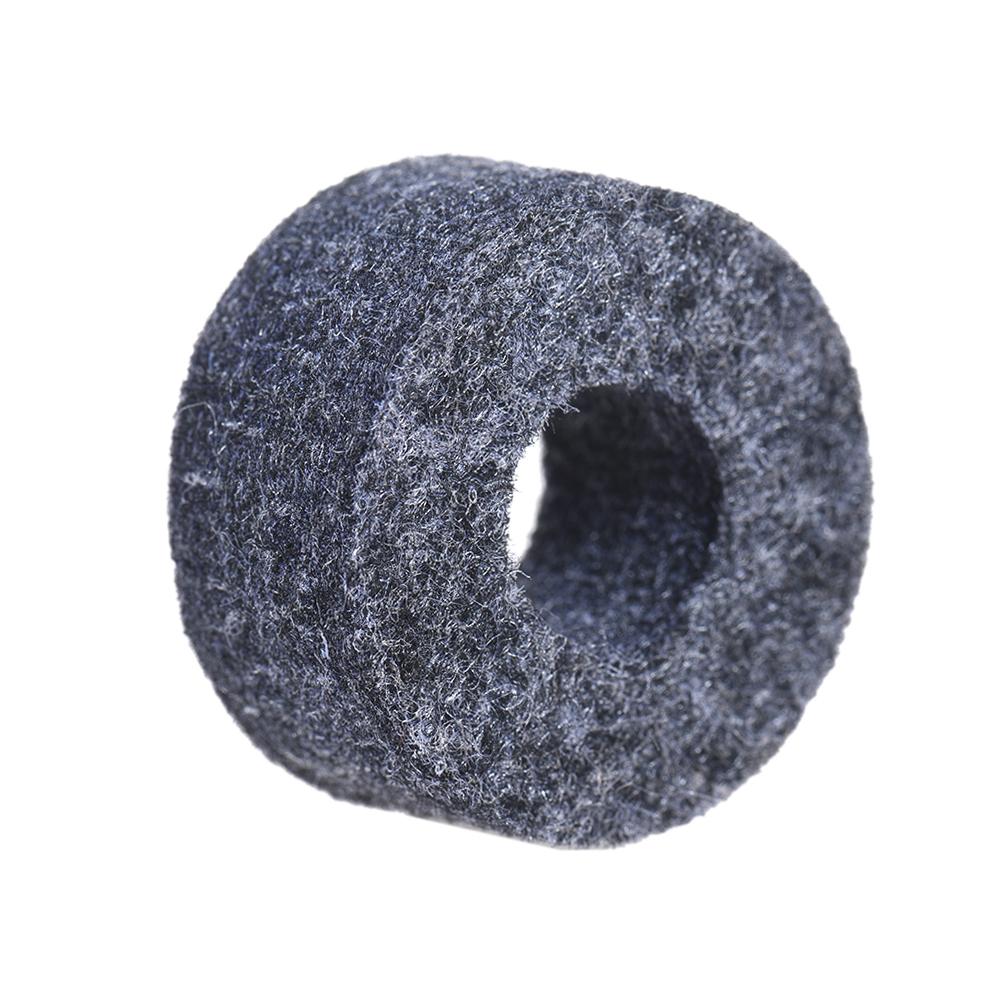 12pcs Cymbal Felts Hi Hat Clutch Felt Drum Set Cymbal Stand Felt Washer Small Size Gray