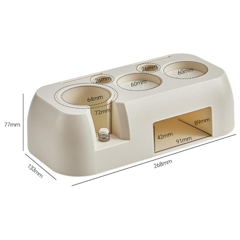 Coffee Tamper Holder Espresso Tamping Station Coffee Tools Rack Coffee Accessory Plastic Material Gift for Coffee Lover