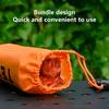 Outdoor Insulated Emergency Tent Waterproof Emergency Life Saving Insulated Tent Includes Life Whistle Ripstop Tentpouch