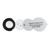 45X Jewelry Magnifying Glass Portable LED UV Light Magnifier with Scale for Currency Detection