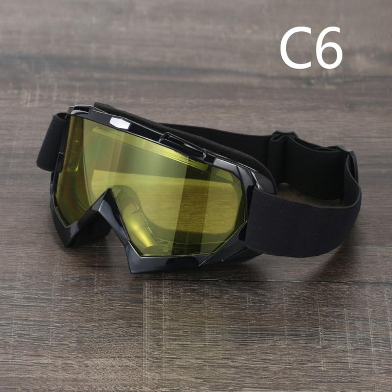 Motorradbrille Dirtbike-Brille Motocross-Brille Winddicht ATV-Brille Staubdicht Kratzfest