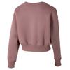 Nike Phoenix Fleece Cropped V-Neck Sweatshirt Women Tops Smokey-Mauve FN3652-208