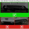 Rear Diffuser Compatible with 20122014 Dodge Charger SRT8 V2 Style Rear Bumper Diffuser Lip Splitter Valance Matte Black for En