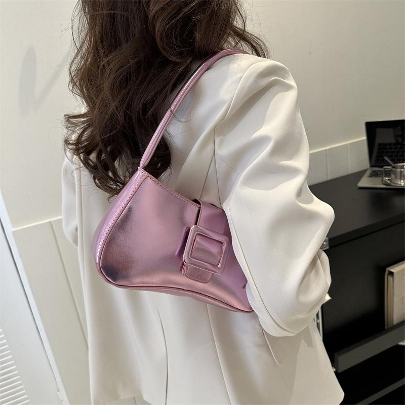 This year, the popular handbag 2025 new casual simple shoulder bag niche bag women's summer fashion underarm bag