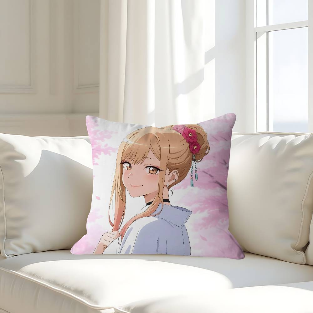 Марин Китагава Наволочка Декоративная подушка Диван Домашний декор Чехол Наволочки 16x16Inch