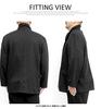 One Colors Men's Tailored Jacket, Plus Size, Stretch Calze Material, 2B Sweat Jacket, Size 3L, Navy