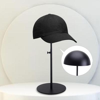 Porte-chapeau multifonctionnel en forme de dôme en métal et acier inoxydable, hauteur réglable pour les magasins