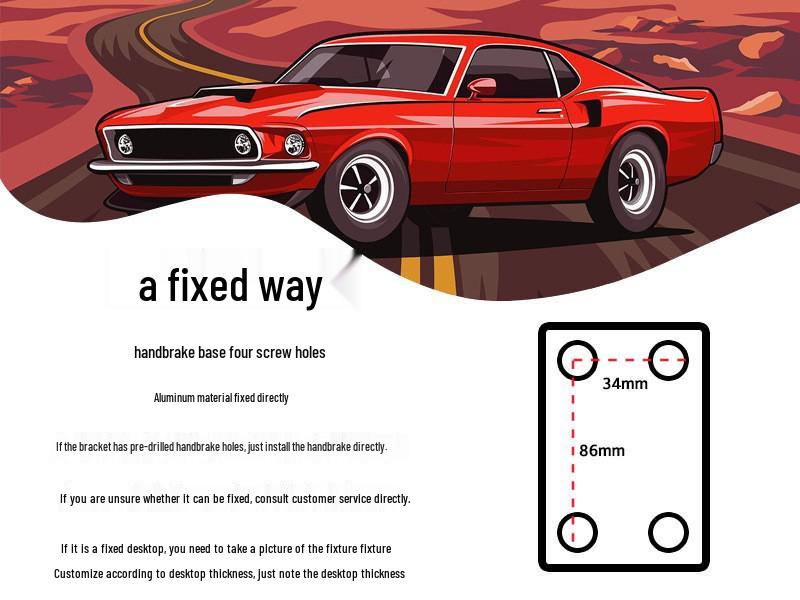 USB-Free Linear Racing Handbrake for PC Steam Simulators