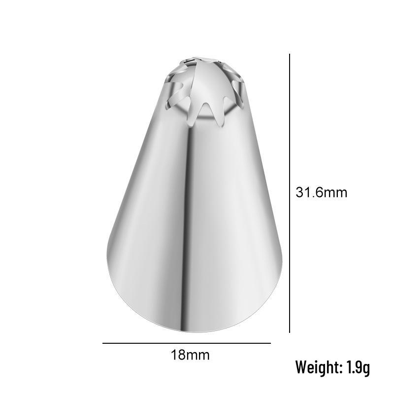 Stainless Steel Piping Tips Set - 48 Styles for Cake Decorating