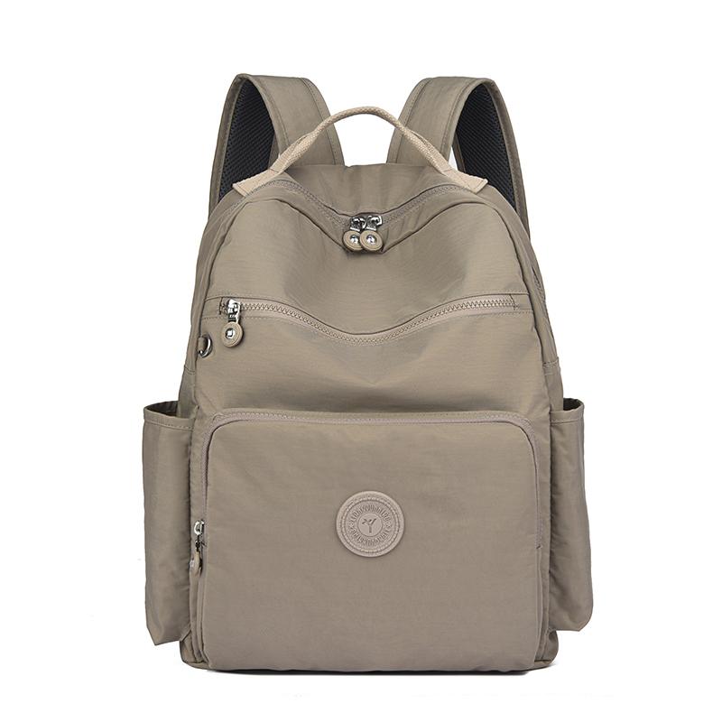 Backpack Large Capacity Women's Travel Backpack Nylon Student School Bag