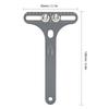 Watch Opener Two Feet T shape Watch Back Case Opener Watch Repairing Tool(Silver Gray Flat Head )