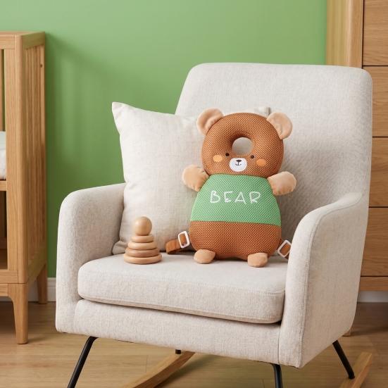 Zaino Protettore per la Testa del Bambino Yousheng, Imbottitura Morbida Riempita Previene le Cadute all'Indietro dei Neonati, Carino Zaino Cuscino Animale di Peluche per la Sicurezza della Testa dei Bambini Piccoli
