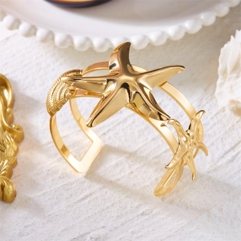 Bohemian Open Arm Bracelet Gold Color Opening Bracelet New Upper Arm Bangles Women