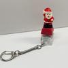 Christmas Themed Keyboard Keychain Stress Relief Toys Keychain Fidget Keyboard Clicker Button Key Chain Bag Charm Pendant