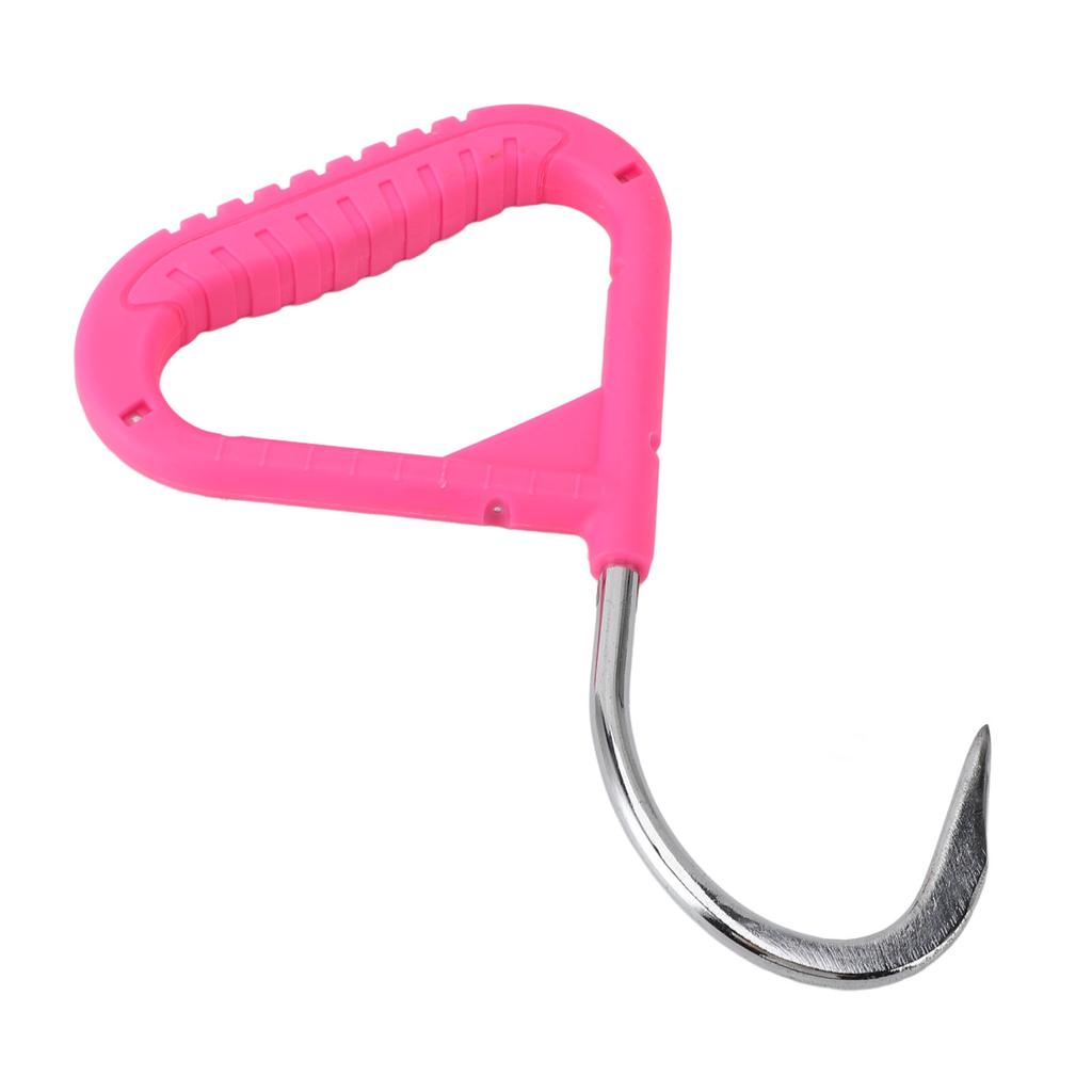 Pulp Hook Chrome Plated Steel Single Handed Comfortable Grip Log Lifting Hook for Woodworking