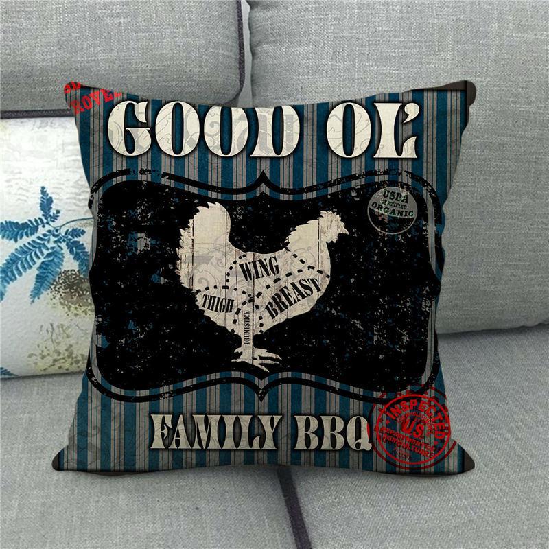 Farm Animals: Cows Sheep Pigs Chickens Digital Printing Short Plush Pillow Covers For Car Sofa Office Cushion Cover Home Goods