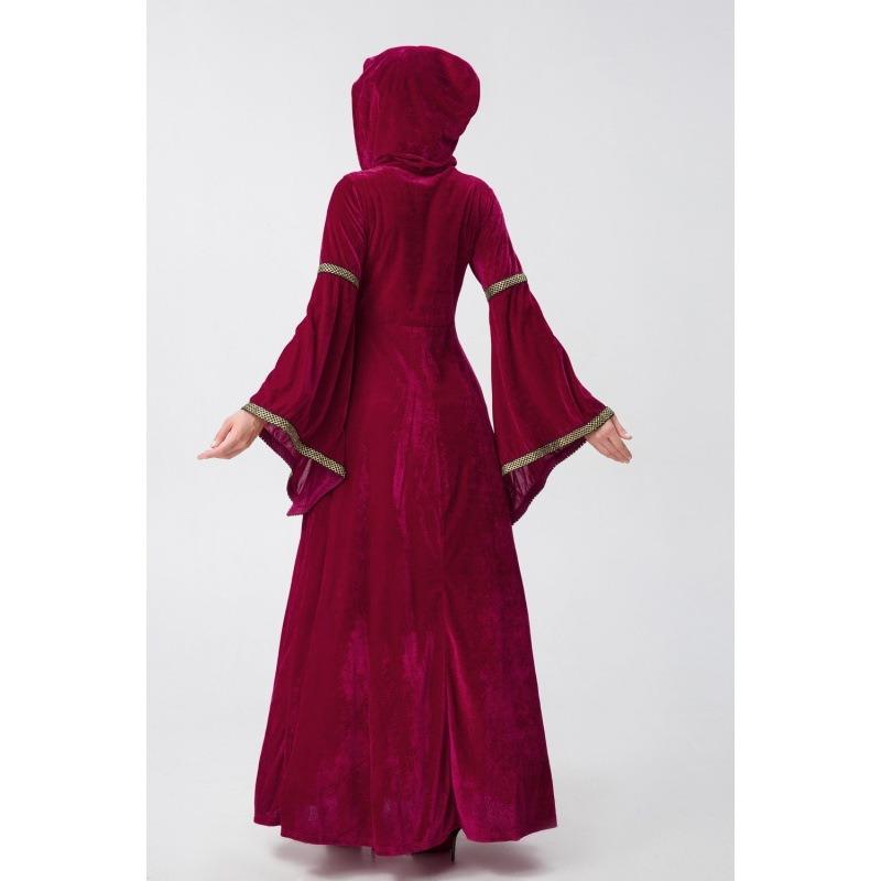 Halloween Costume Vintage Court Costume Vampire Playing Costume Adult Dress Witch Costume Witch Costume