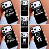 Dentist Tooth Quotes Phone Case for iPhone 16e 15 14 13 12 17 Pro Max Plus Air 17pro Cover Coque
