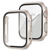 Tempered Glass+Case For Apple Watch Series 9 8 7 41mm 45mm 42mm PC Bumper Screen Protector Cover iWatch 6 5 4 Se 44mm 40mm Shell