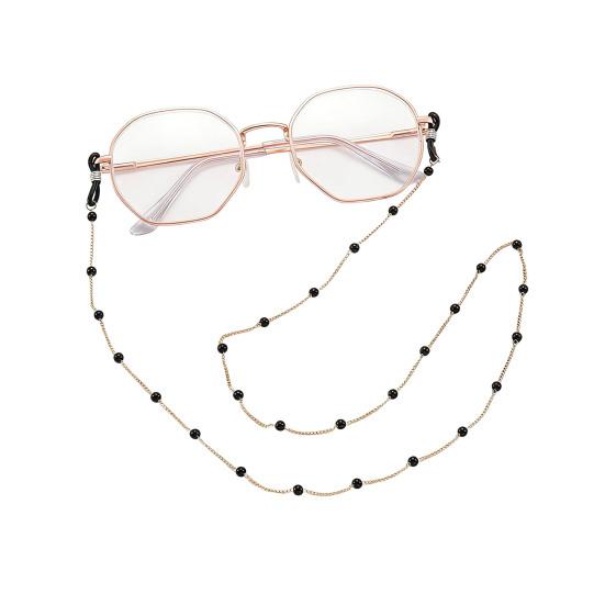 Women Glasses Chain Colorful Faux Gemstone Eyeglass Chain Retro Beaded Sunglass Strap Eyeglass Lanyards for Spectacle Reading Glasses