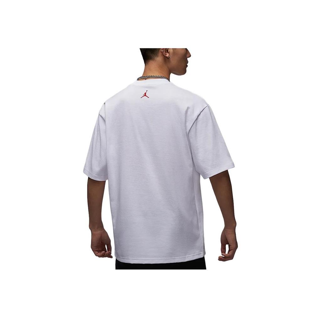 Jordan Fashionable Comfortable Versatile Short Sleeve T-Shirt Men Tops White HJ2327100