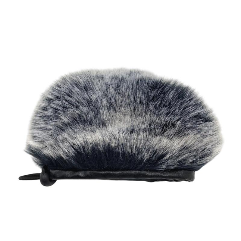 Durability Artificial Furry Wind Muff For H5 H6 XYH5 Microphone Recorder Ideal For Outdoor Interviews And Music Recording