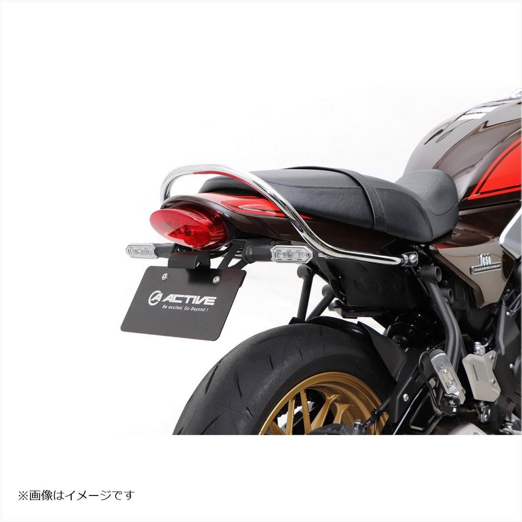 ACTIVE Fender Eliminator Kit with LED License Plate Light, Black, for Z650RS (1157103)