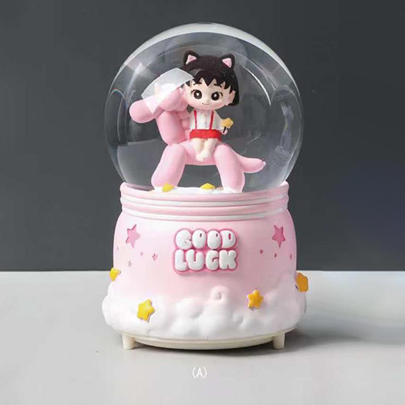 Astronaut Crystal Ball Music Box Ornament - Student Snow Globe Birthday Gift