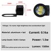 Motorcycle Electric Vehicle High LED Eagle Eye Light 23MM 3SMD License Plate Light Reversing Light Counterattack Light Daytime Running Light
