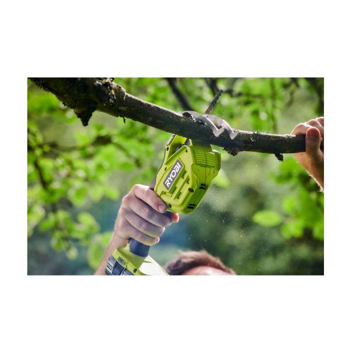 Elagueur à main RYOBI 18V One+ - Sans batterie ni chargeur RY18PSA-0