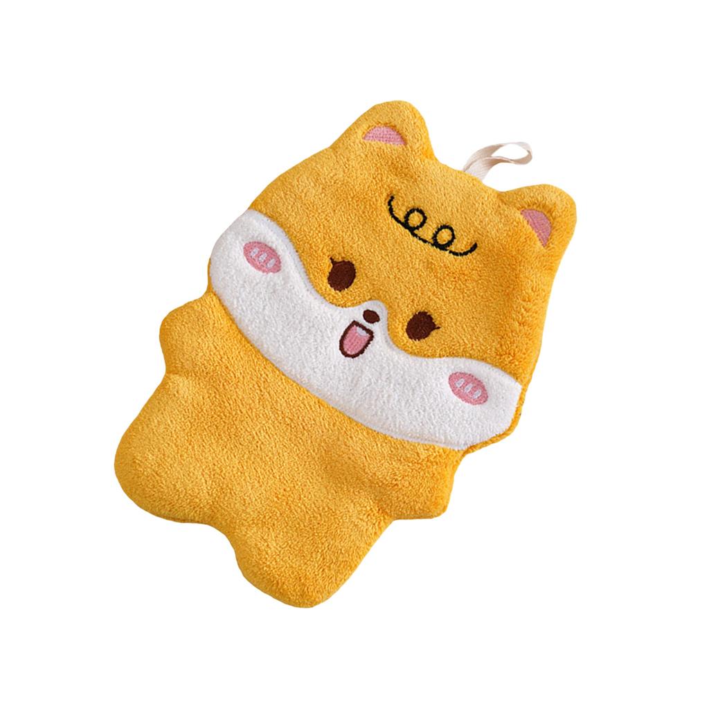 Tierische Kinderhandtücher Weich Saugfähig Polyester Schnelltrocknend für Küche und Badezimmer