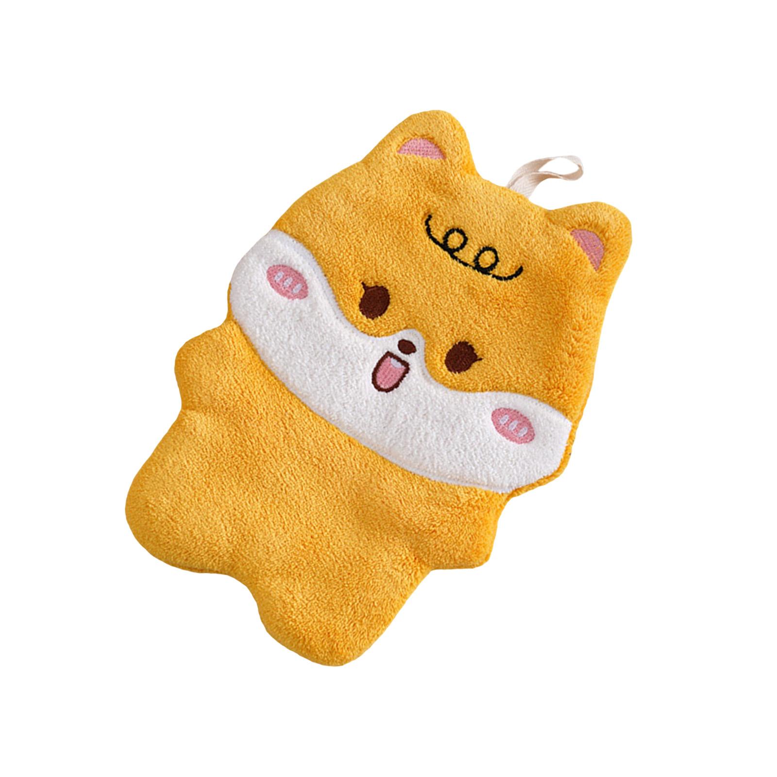 

Детские полотенца для рук с животными Мягкие Впитывающие Полиэстер Быстросохнущие для кухни и ванной A