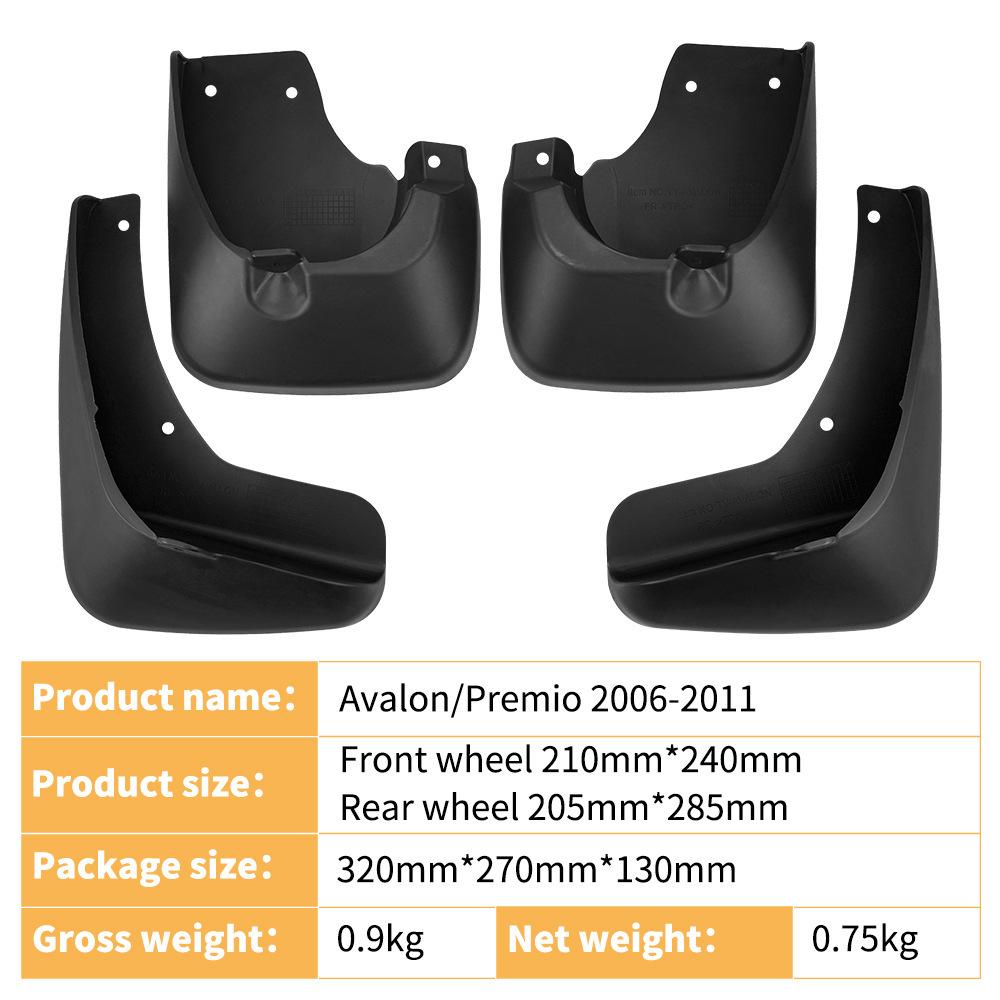 

Suitable for Toyota Asia Dragon Avalon/Premio 2006-2011 car tires fender leather off-road