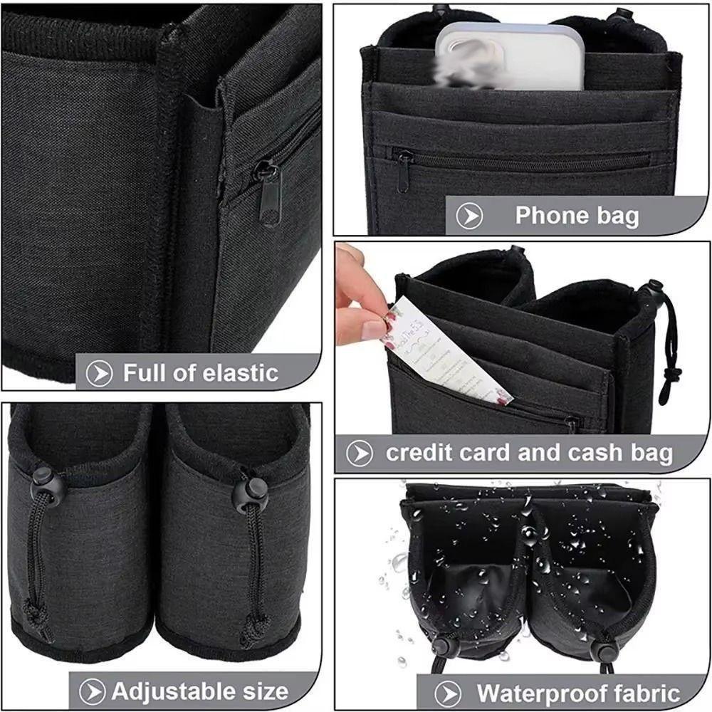 Storage Bag Luggage Drink Bag Hands-Free Suitcase Drink Holder Holder Travel Cup Holder  Airport