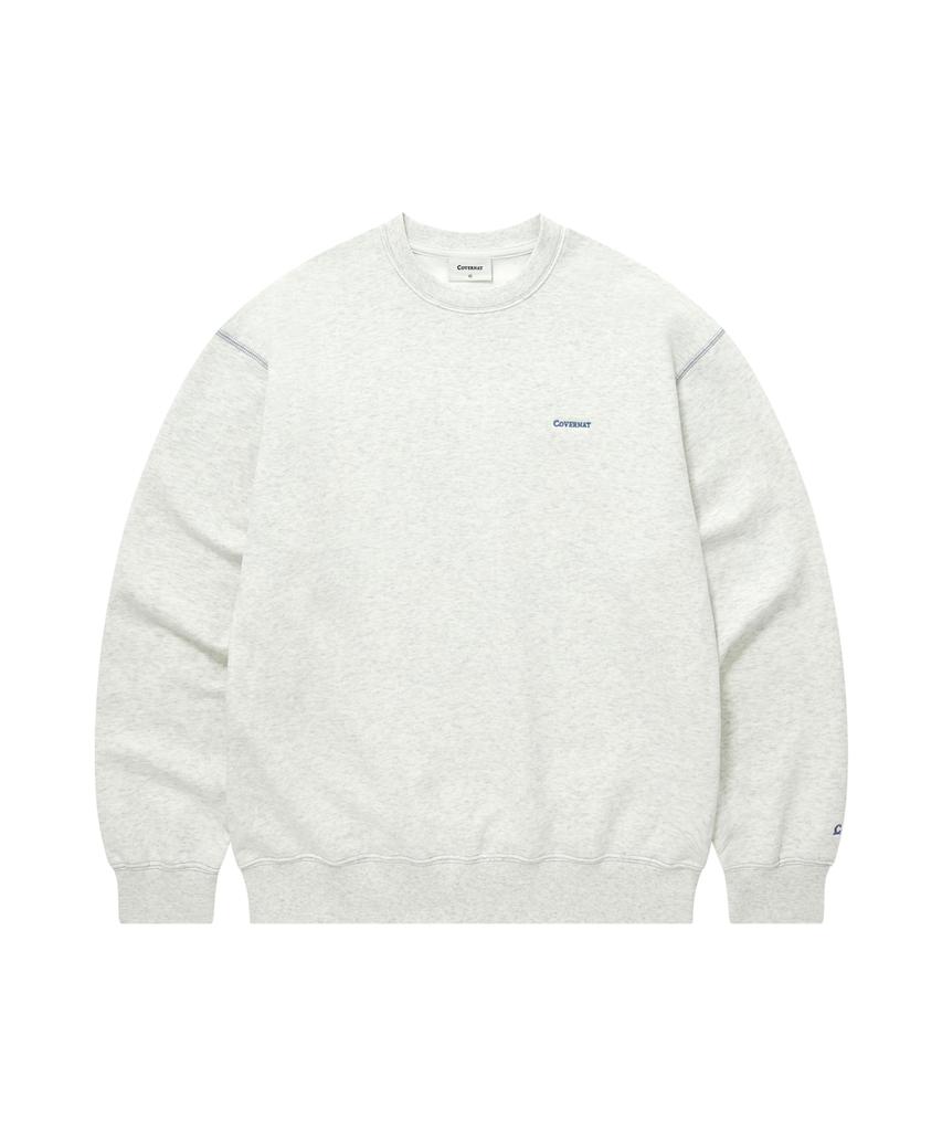 COVERNAT Small Logo Sweatshirt Heather Gray