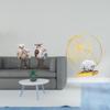 Owl Sculpture Figurine Realistic Animal And Nature Decorative Ornament for Office Living Room