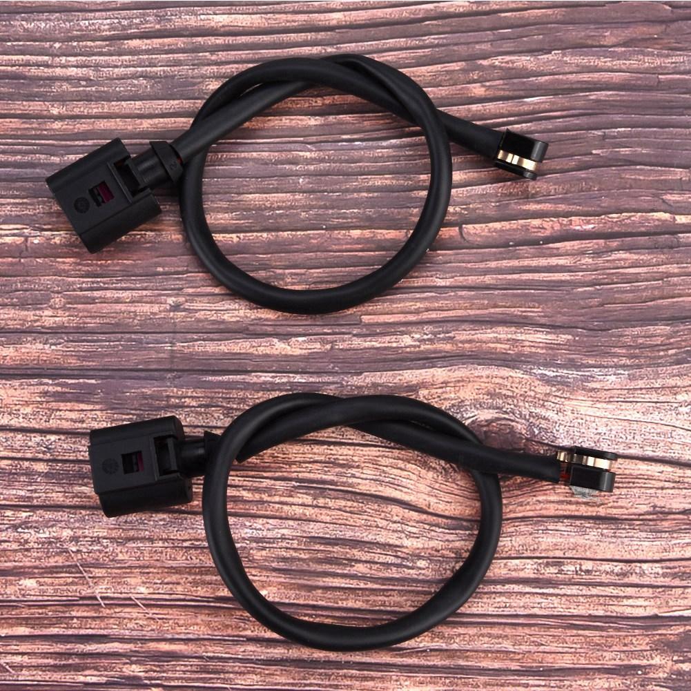 2Pcs Brake Pad Wr Sensor, Front, Replacement part for 7P0907637, sy Installation, Professional Workmanship, Stable Performance, High Reliability, Supe