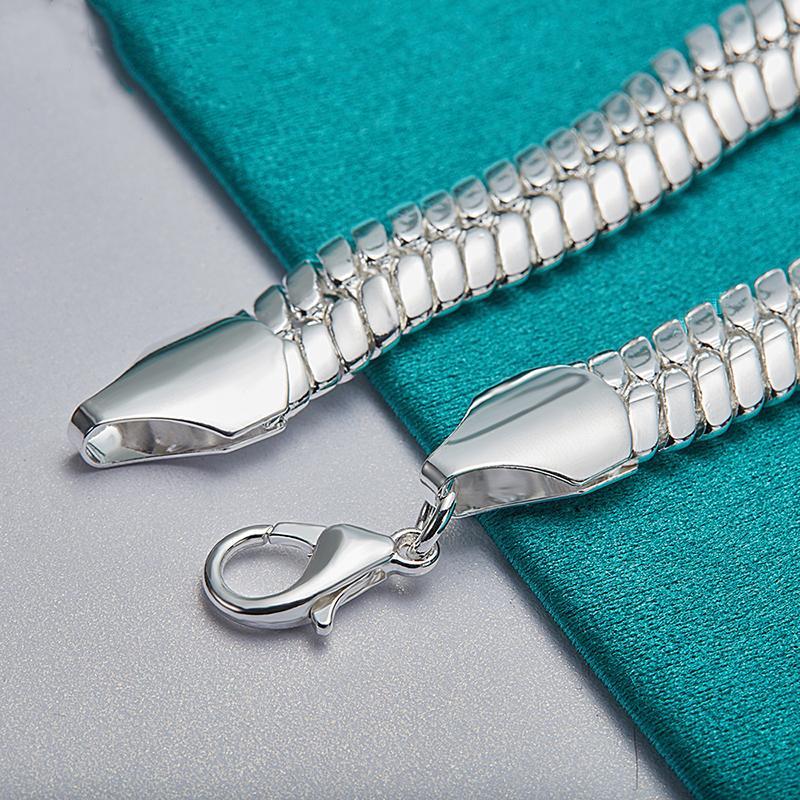 Women's Bracelet 10MM Snake Chain Bracelet Women's Ornament Jewelry The Best Gift For Birthday Parties